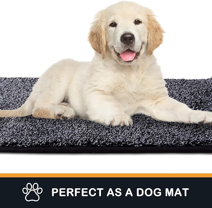 PURRUGS Dirt Trapping Door Mat 24" x 59", Non-Slip Machine Washable Entryway Rug - Image 6