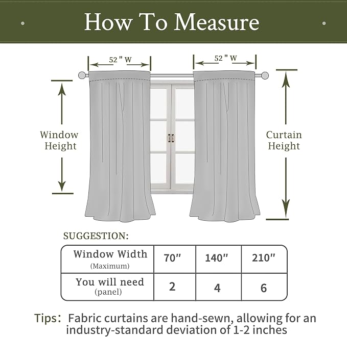 LAMIT Sage Green Velvet Curtains 120 Inch - Image 8