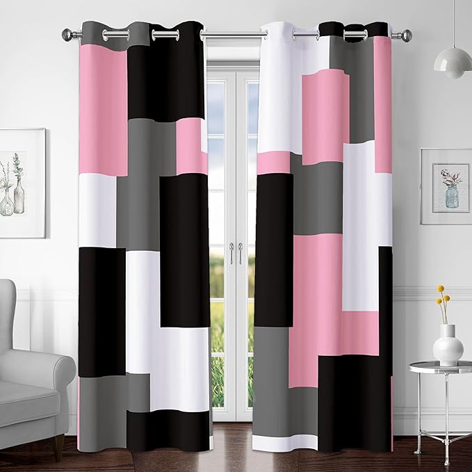 Tyrot Pink 100% Blackout Curtains by TyrotHomeDecor