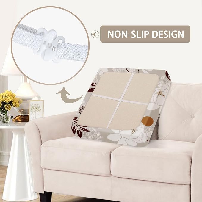 SearchI Stretch Printed Sofa Couch Cushion Covers Replacement Chair Cushion - Image 5