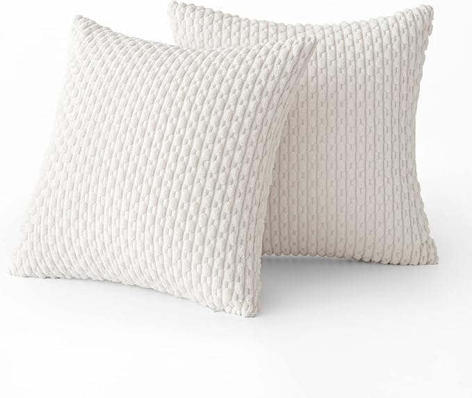 MIULEE Christmas Throw Pillow Covers Soft Corduroy Decorative Set of 2 Boho - Image 6