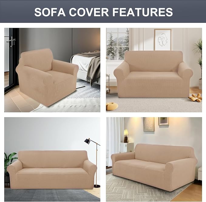 Stretch Couch Cover Washable Sofa Slipcover Furniture Protector - Image 7