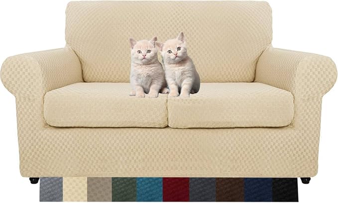 MAXIJIN 3 Piece Jacquard Couch Covers by MAXIJIN