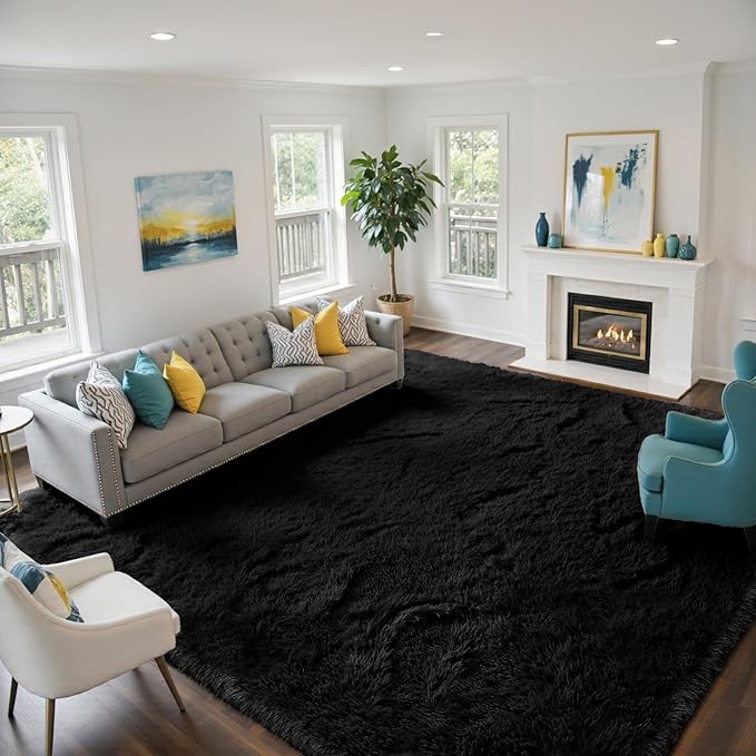 yongyangjuxin Fluffy Rug Shaggy Area Rug, Super Soft Shaggy Rugs by Yongyangjuxi