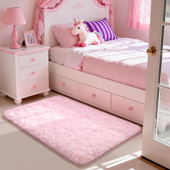 Merelax Soft Modern Indoor Shaggy Area Rug by Merelax