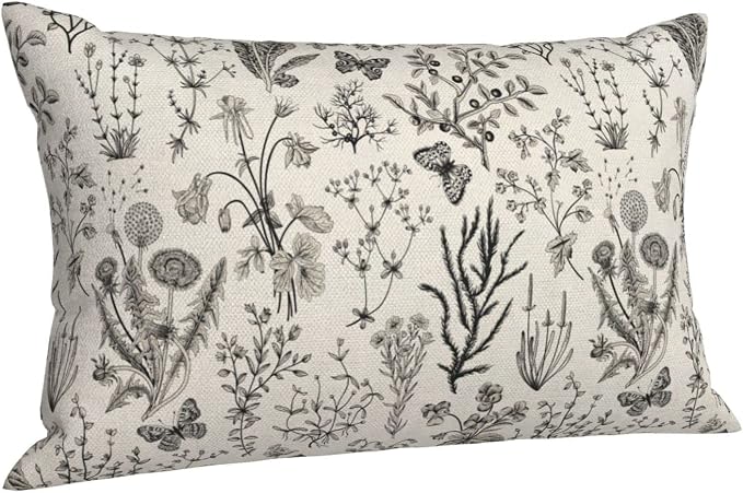 AEIOAE Spring Pillow Covers 12x20 Inch Set of 2, Seasonal Floral Outdoor - Image 5