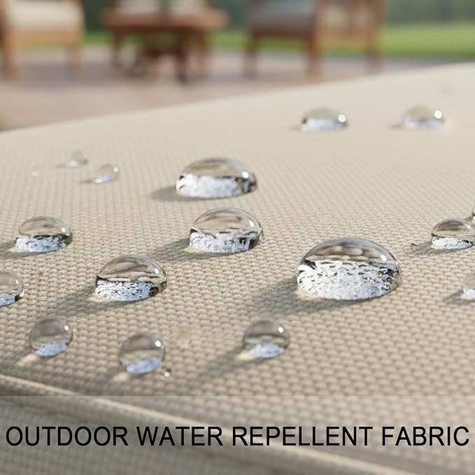 NettyPro Outdoor Cushion Slipcovers Waterproof 4 Pack Patio Chair Seat Cushion - Image 2