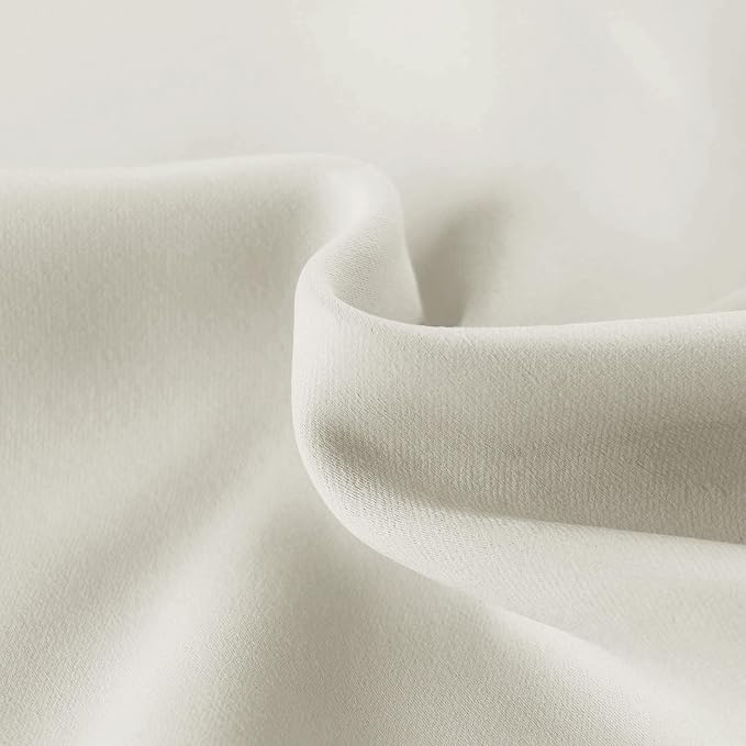 Hiasan Valance Curtains for Kitchen Blackout Thermal Insulated Solid Window - Image 4