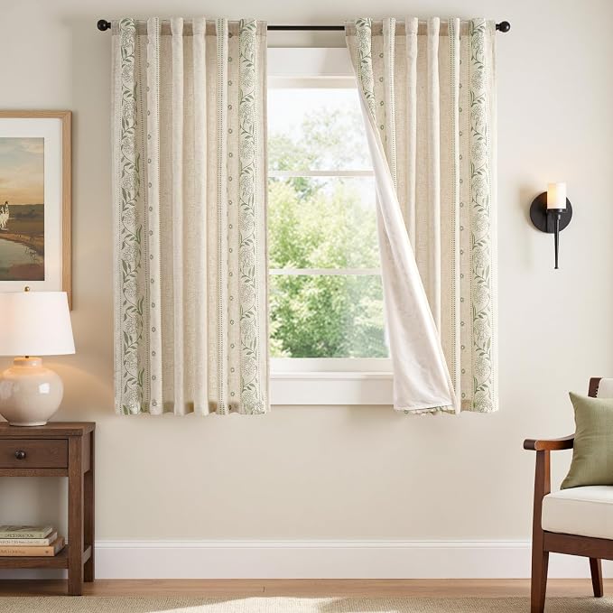 jinchan Winslow Lined Linen Curtains by JINCHAN