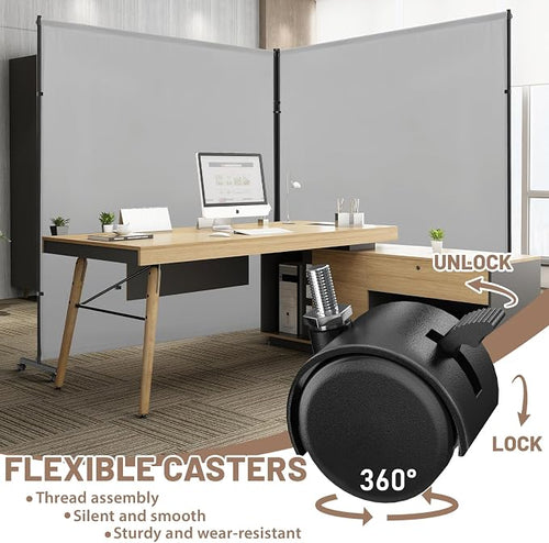 2 Panels Room Divider/Privacy Screen - Image 2