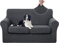 U-NICE HOME 3 Pieces Stretch Loveseat Couch Cover Sofa Cover Washable Sofa by U-NICEHOME