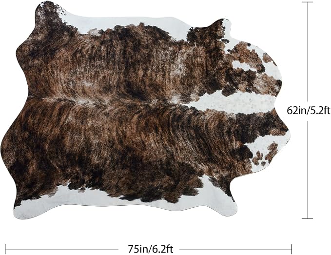 Easycozy Faux Cowhide Large Cow Print Rug - Image 2