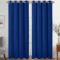 Diraysid Royal Blue Grommet Blackout Curtains by Diraysid%2C+refresh+your+life