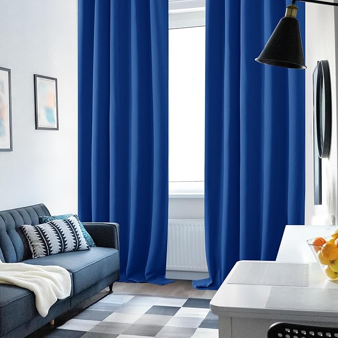 Deconovo Rod Pocket and Back Tab Blackout Curtains - Image 4