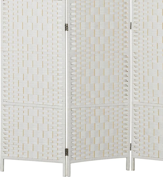 HOMCOM Room Divider 3 Panel, 6FT Tall Folding Privacy Screen, Freestanding - Image 9
