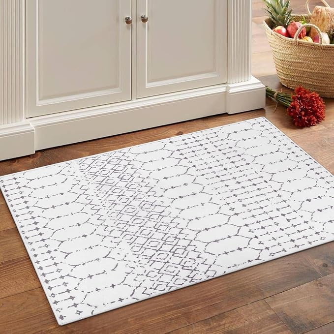 Lahome Moroccan Door Rugs for Entryway Indoor 2x3 Non-Slip Washable Front Door - Image 3