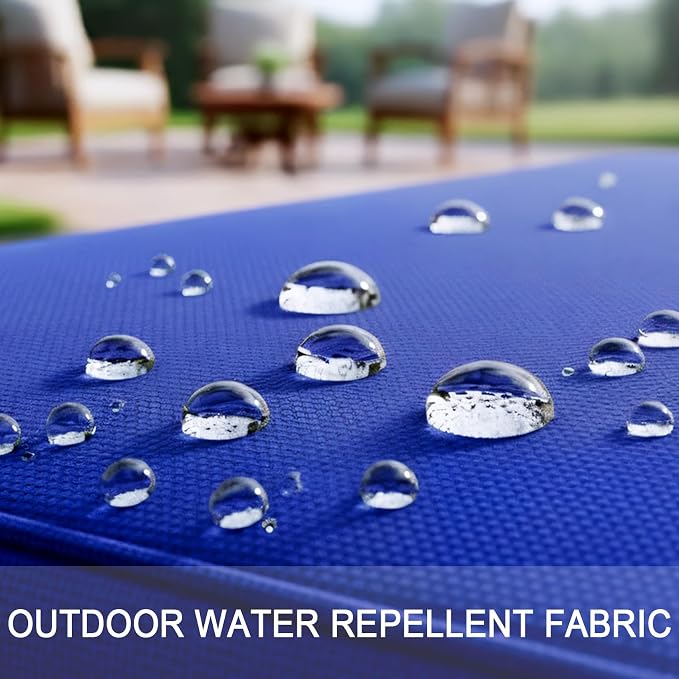 NettyPro Patio Chair Seat Cushion Covers Set 4, Waterproof Outdoor Furniture - Image 2