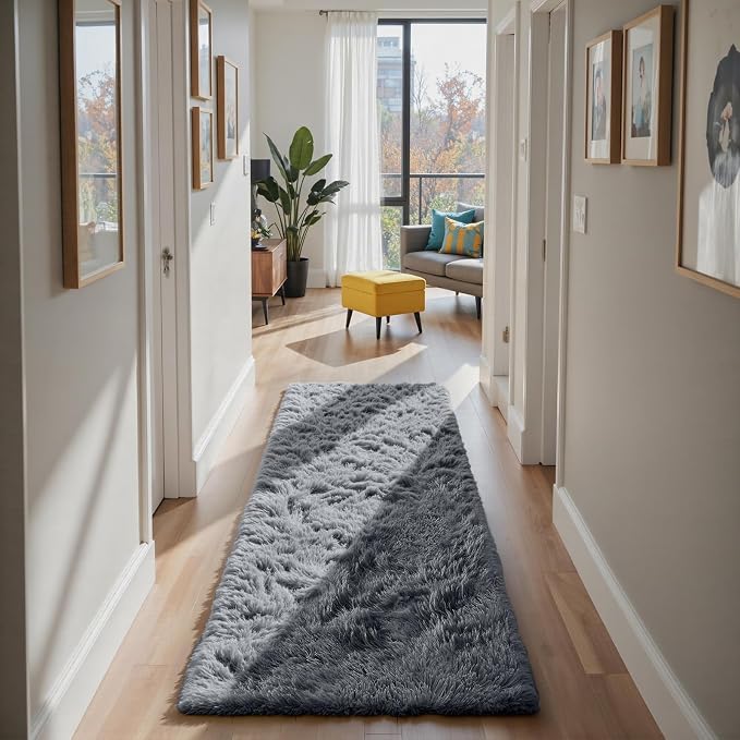 yongyangjuxin Soft Runner Rugs for Bedroom, Bedside Rug for Living Room Bedroom - Image 3