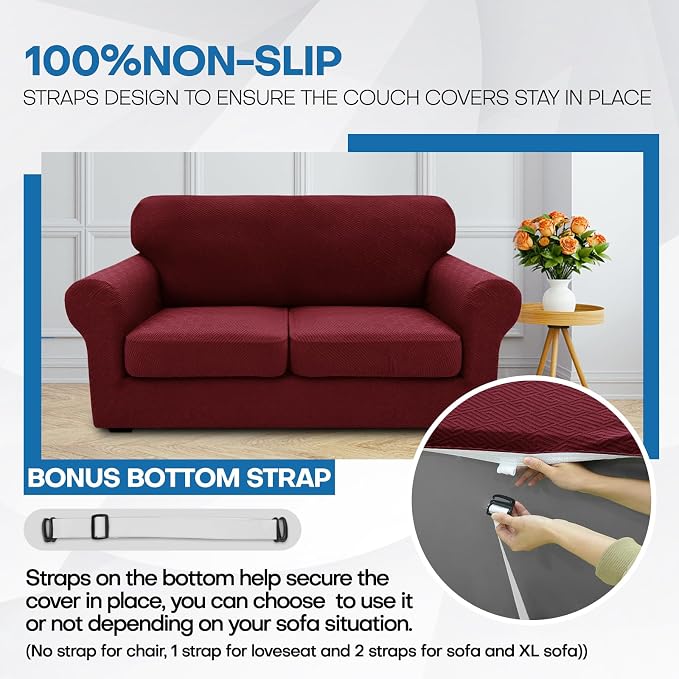 XINEAGE 2026 New 2 Pieces Chair Covers - Image 5