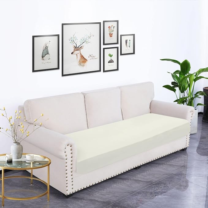 hyha Waterproof Couch Cushion Covers, Stretch Sofa Couch Seat Slipcover - Image 7