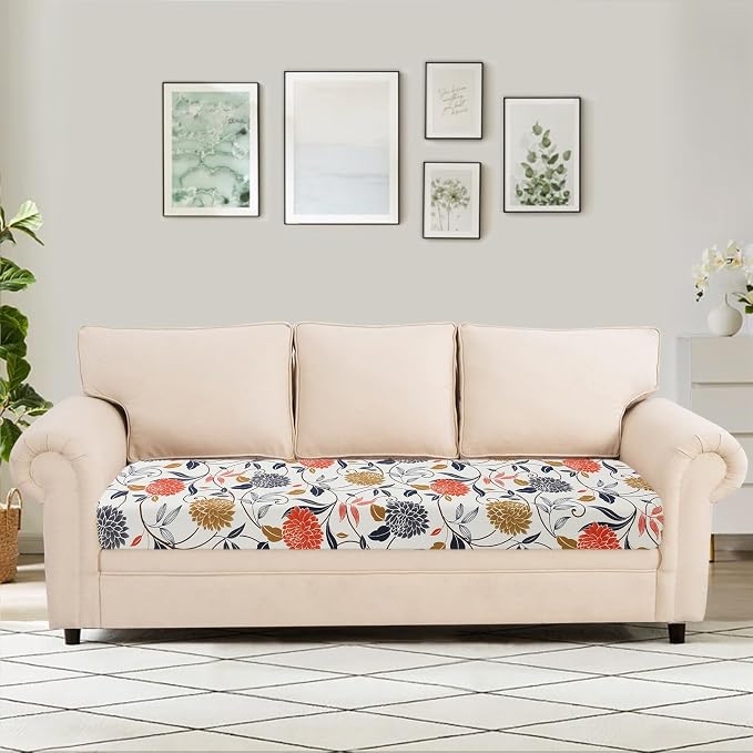 SearchI Stretch Printed Sofa Couch Cushion Covers Replacement Chair Cushion - Image 2