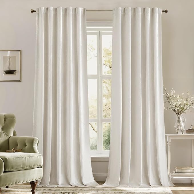 MIULEE Velvet Curtains 108 inches by MIULEE