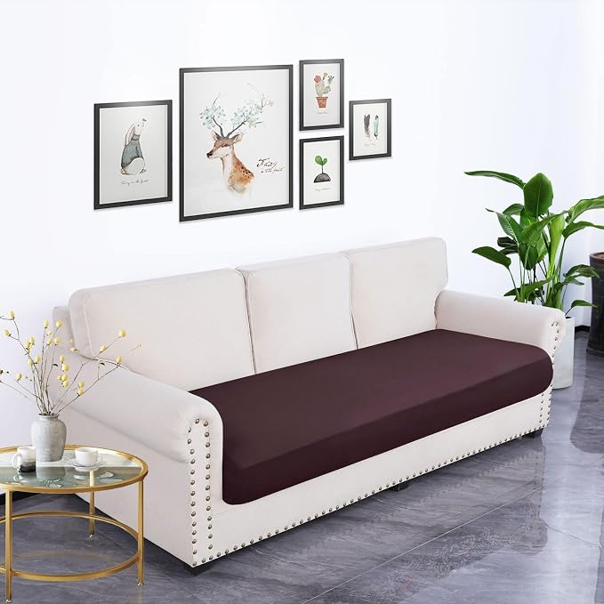 hyha Waterproof Couch Cushion Covers, Stretch Sofa Couch Seat Slipcover - Image 7