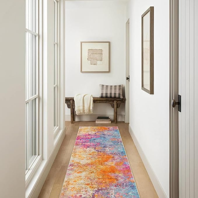 Lahome Modern Abstract Runner Rug - Image 2