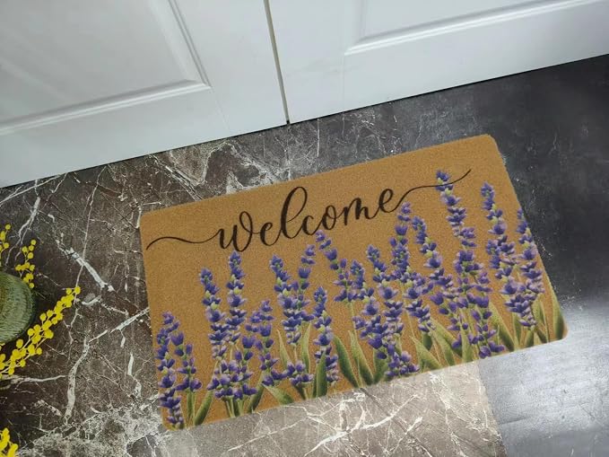 FGSS Lavender-Welcome-Doormat Outdoor-Entrance - Image 7