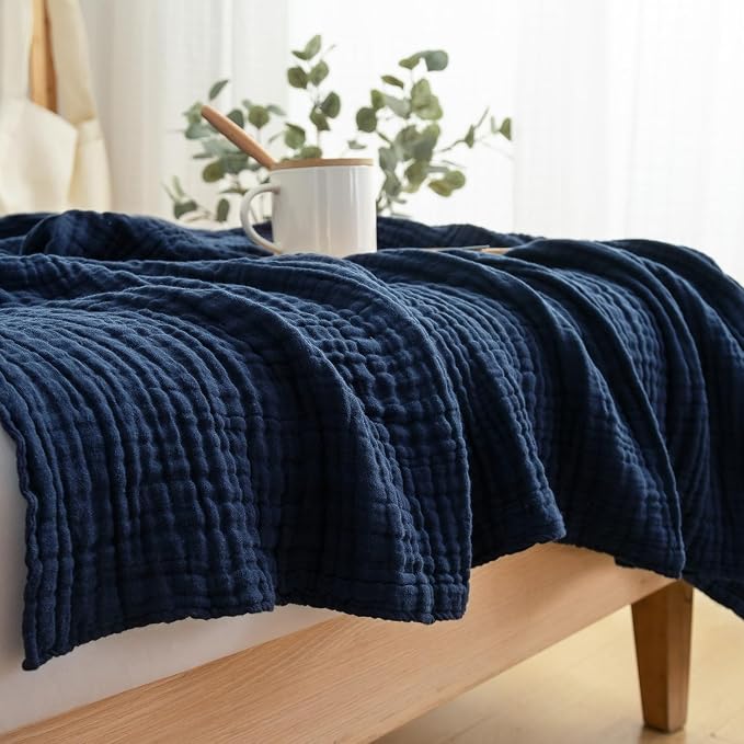 EMME Cotton Muslin Blanket King Size - Image 5