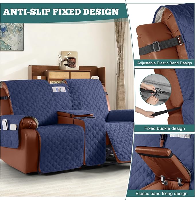 Ruaozz Waterproof Loveseat Recliner Cover - Image 6