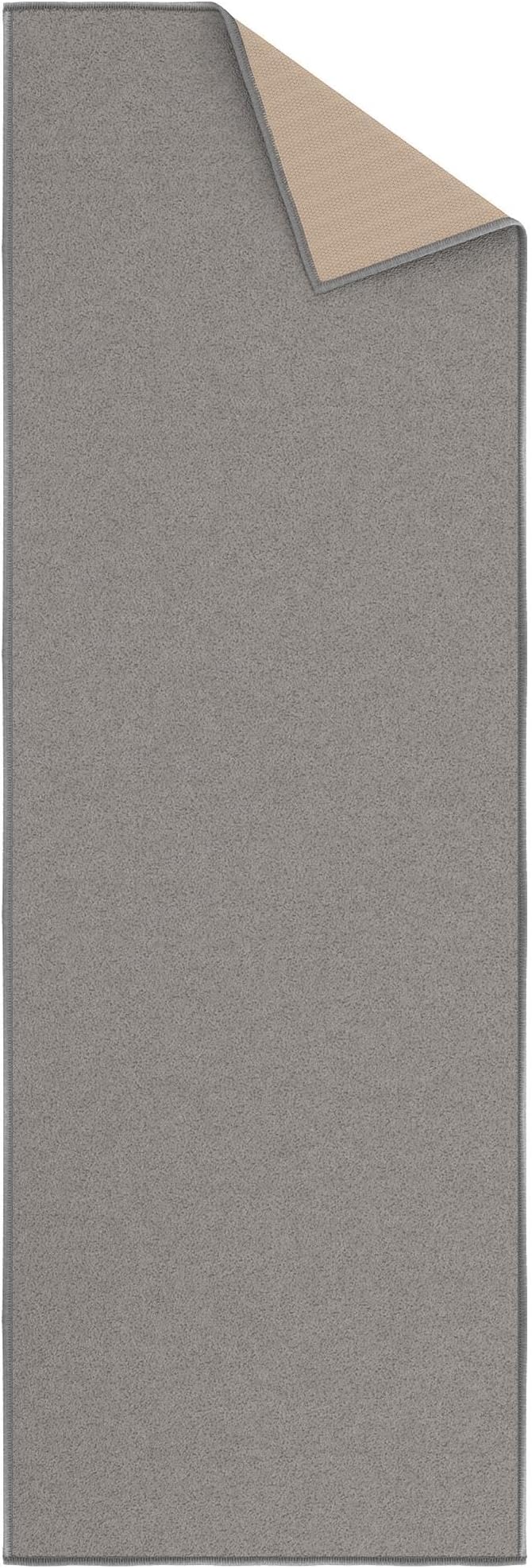 Ottomanson Hallway Runner Rug 20" x 53" Non Slip Solid Area Rugs Easy to Clean - Image 7