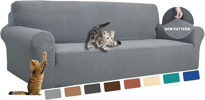 YEMYHOM Couch Cover Latest Jacquard Design High Stretch Extra Large Sofa Covers - Image 8