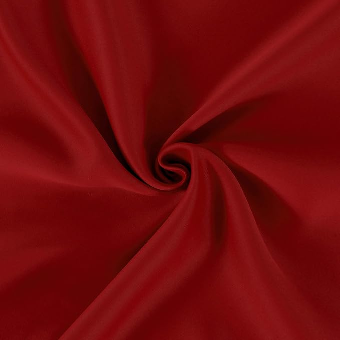 LEMOMO Red Blackout Curtains 34 x 84 Inch Length/Set of 2 Curtain - Image 5