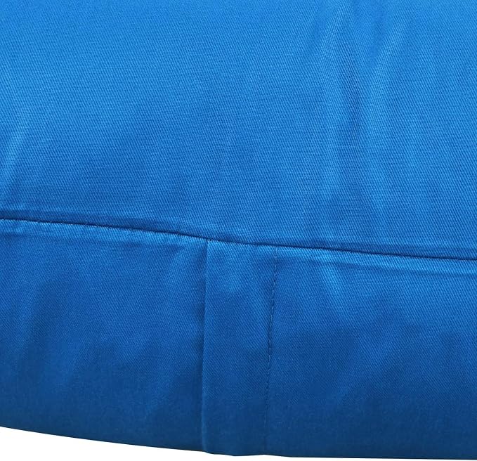 Thmyo 4-Pack 100% Cotton Lumbar Comfortable Solid Decorative Throw Pillow Case - Image 9