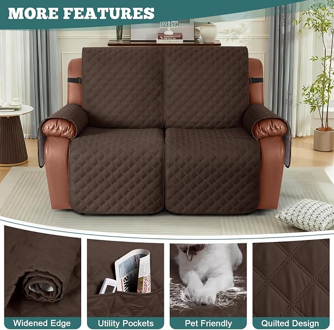 Ruaozz Waterproof Recliner Sofa Covers, 1-Piece Couch Covers - Image 5