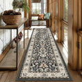 LOKHOM Washable Runner Rug, 2x8 Non Slip Vintage Hallway Runner Rug by LOKHOM