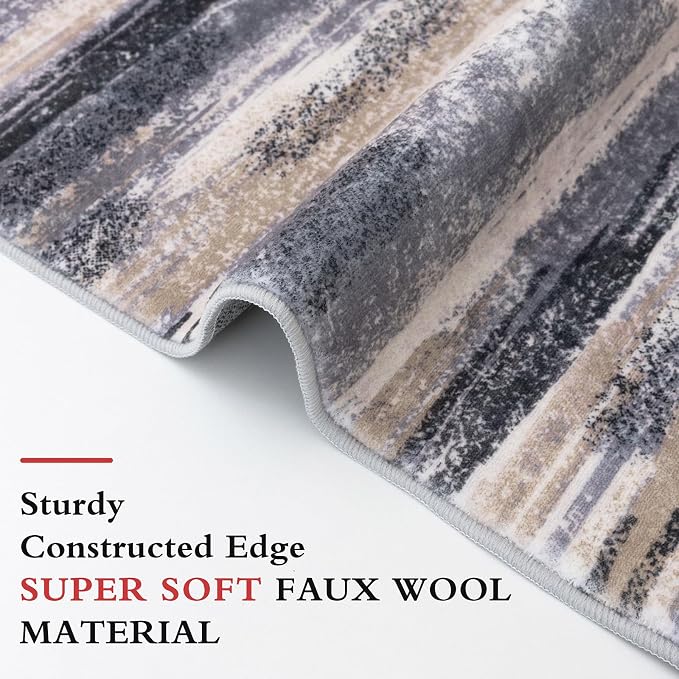Lansny Modern Abstract Runner Rug 3x10 - Image 5