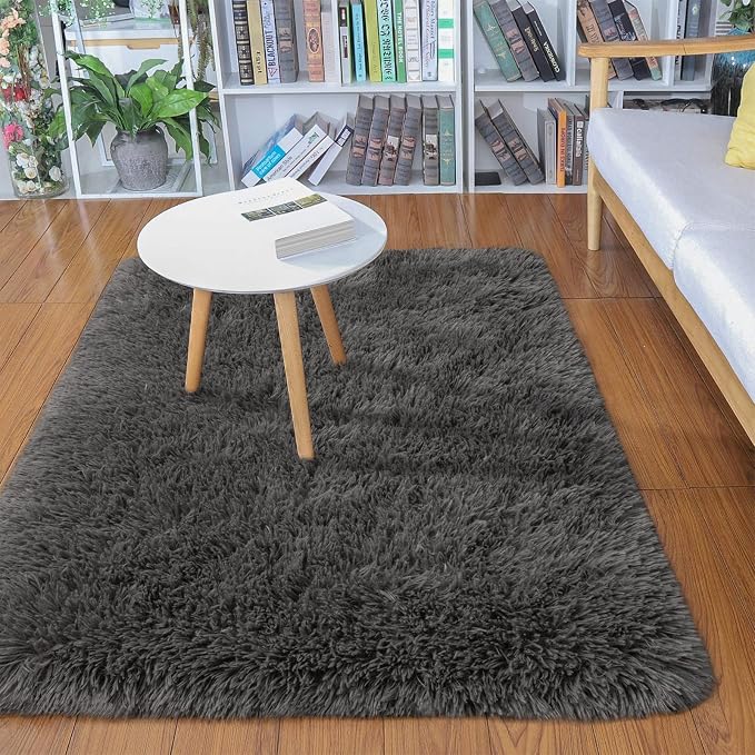 Merelax Soft Modern Indoor Shaggy Area Rug - Image 6