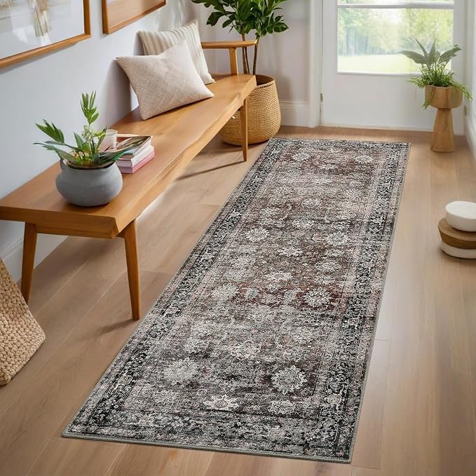 GarveeHome Runner Rugs 2x6 Vintage Printed Hallway Rugs - Image 7