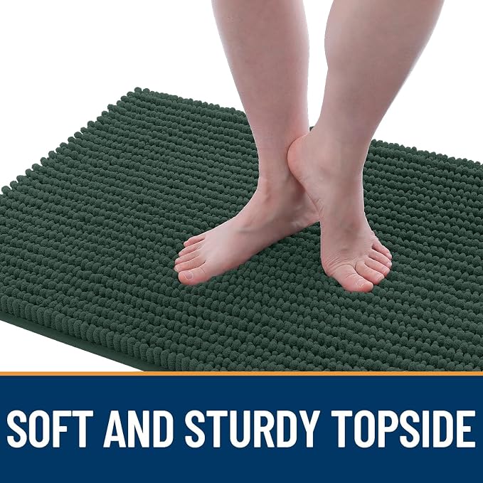 OLANLY Dog Door Mat for Muddy Paws 47x24, Ultra Absorbent Chenille Mud Doormat - Image 3