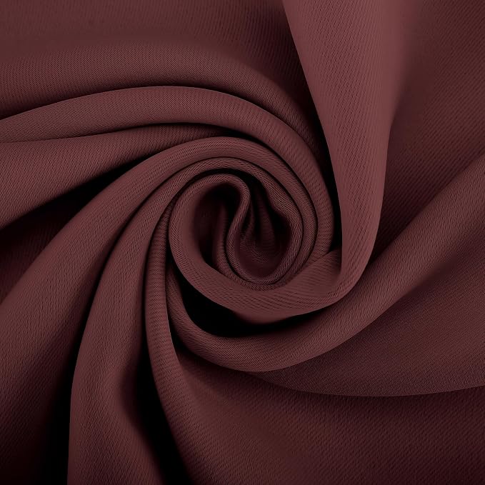 Sun Zero Easton Energy Saving Blackout Grommet Curtain Panel, Wine Red - Image 7