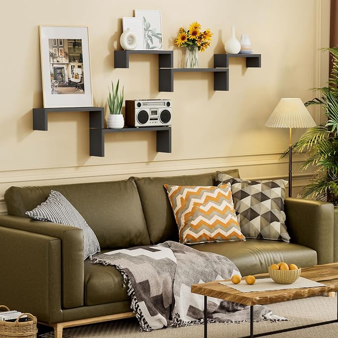 SRIWATANA Floating Shelves for Wall, Wall Shelves for Bathroom, Living Room - Image 4