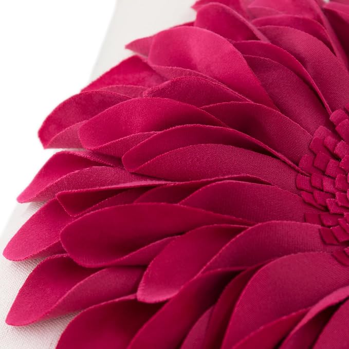 OiseauVoler 3D Sunflower Throw Pillow Cover Decorative Handmade Pillowcase - Image 5