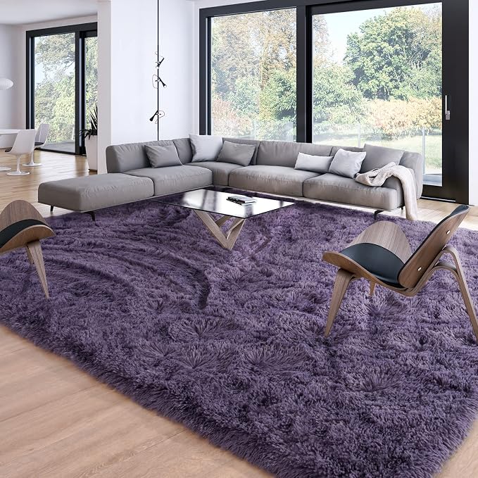 Merelax Soft Modern Indoor Large Shaggy Rug by Merelax