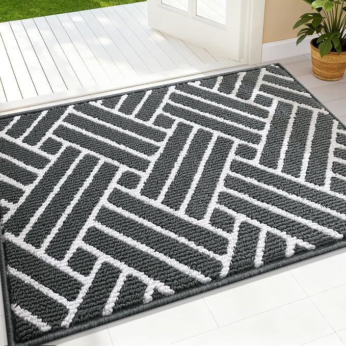 OLANLY Indoor Door Mat, 32x20 Inch, Dirt Resistant and Absorbent, Non-Slip by OLANLY