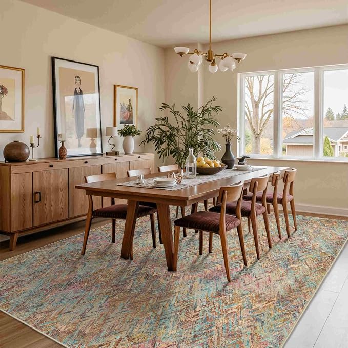 8x10 Washable Area Rugs for Living Room&Bedroom - Image 4