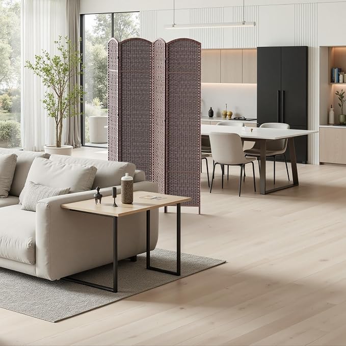 HALLYBEE Room Divider for Space Separation, Room Dividers and Folding Privacy - Image 3