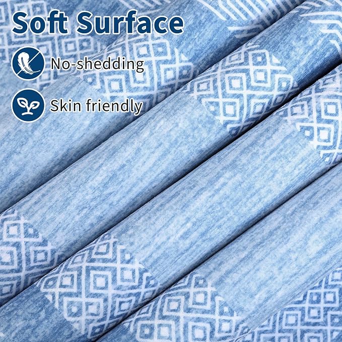 GarveeHome 2.5x8 Modern Bordered Runner Rug Soft Non Slip Washable Floor Carpet - Image 3