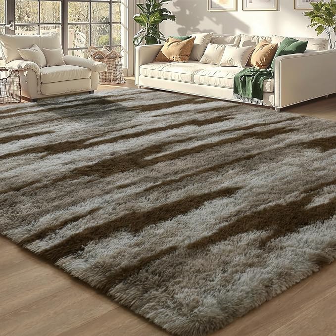 Meralax Area Rugs for Living Room Bedroom, Machine Washable 6x9 Feet Soft by Merelax